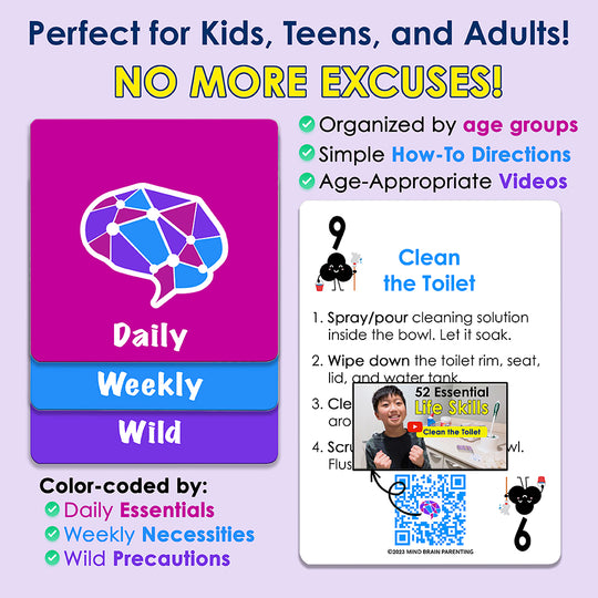 Essential Human Skills for Kids - Double Deck Edition